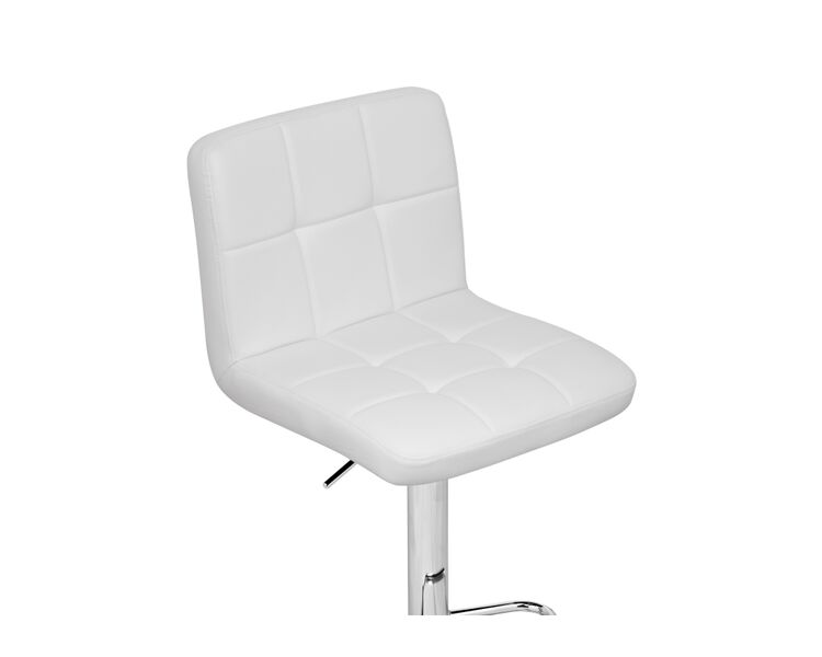 Купить Барный стул Paskal white / chrome, Цвет: белый, фото 5