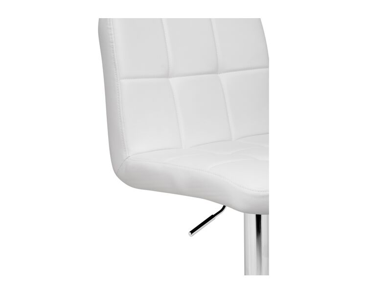 Купить Барный стул Paskal white / chrome, Цвет: белый, фото 6