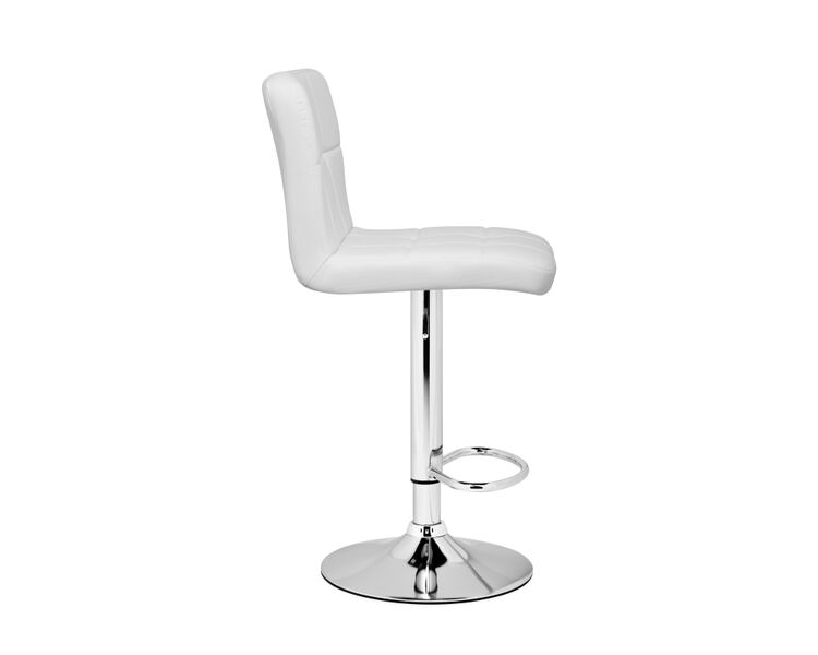 Купить Барный стул Paskal white / chrome, Цвет: белый, фото 3
