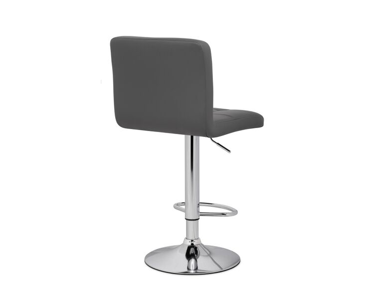 Купить Барный стул Paskal gray / chrome, Цвет: серый, фото 4