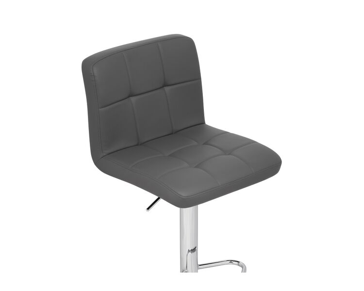 Купить Барный стул Paskal gray / chrome, Цвет: серый, фото 5