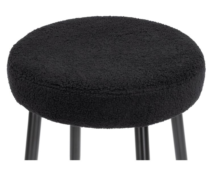 Купить Барный стул Plato black fabric, Цвет: черный, фото 3
