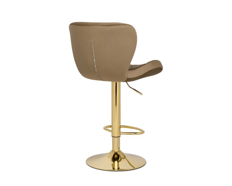 Купить Барный стул Porch dark beige / golden, Цвет: бежевый, фото 4
