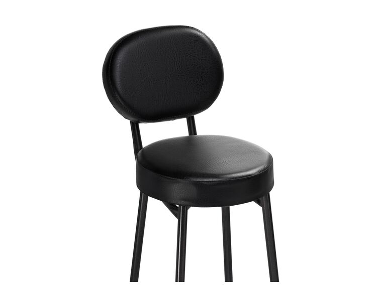 Купить Барный стул Satearant черный полимер / темный мусс, Цвет: черный, фото 5