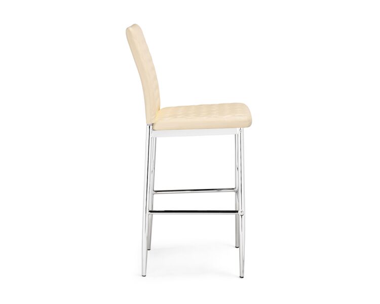 Купить Барный стул Teon beige / chrome, Цвет: бежевый, фото 3
