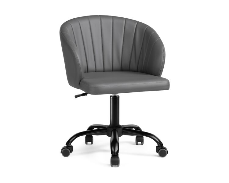 Купить Компьютерное кресло Пард экокожа / серый, Цвет: серый-1