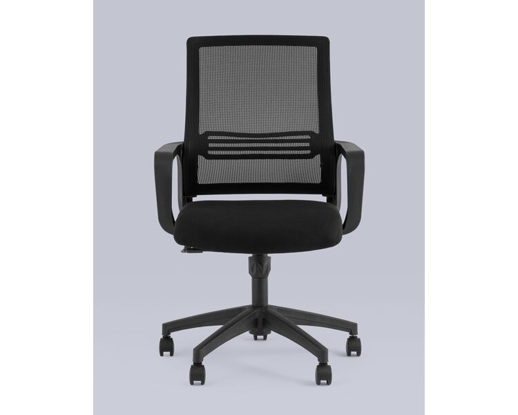 Купить Кресло офисное TopChairs Simplex черный, Цвет: черный, фото 4