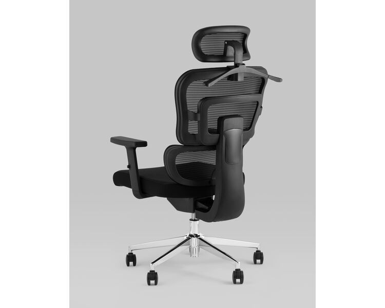 Купить Кресло офисное TopChairs Techno черный, Цвет: черный, фото 6