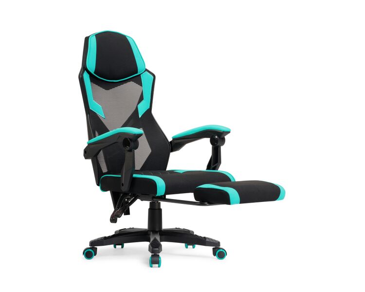 Купить Компьютерное кресло Brun tiffany / black, Цвет: голубой