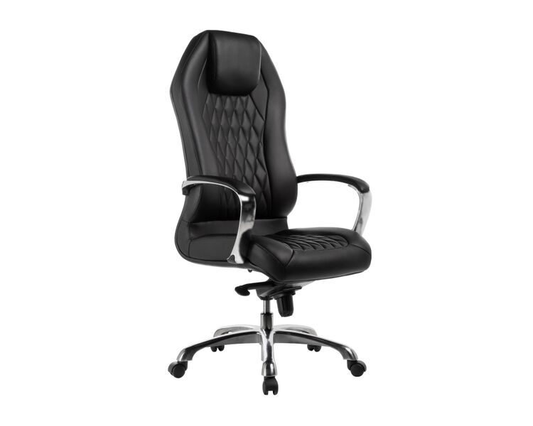 Купить Компьютерное кресло Damian black /  satin chrome, Цвет: черный