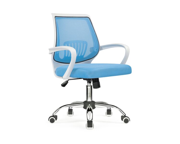 Купить Компьютерное кресло Ergoplus blue / white, Цвет: голубой