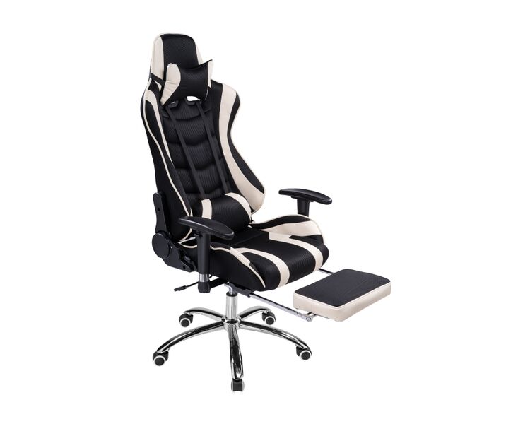 Купить Компьютерное кресло Kano 1 cream / black, Цвет: белый