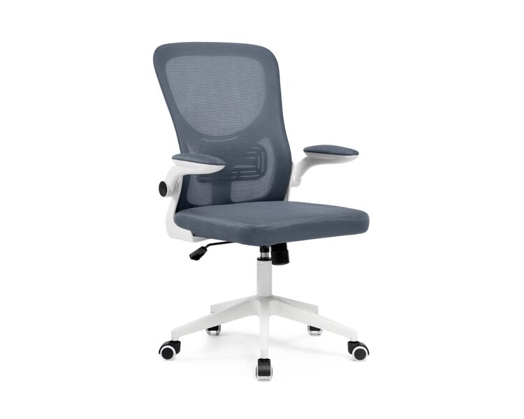 Купить Компьютерное кресло Konfi dark gray / white, Цвет: серый-1