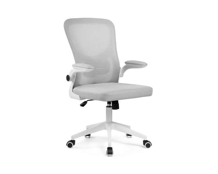 Купить Компьютерное кресло Konfi light gray / white, Цвет: серый
