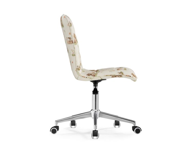 Купить Компьютерное кресло Квадро S40-15 / хром, Цвет: белый, фото 4
