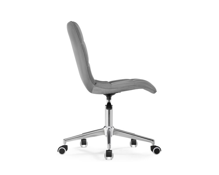 Купить Компьютерное кресло Квадро темно-серое / хром, Цвет: серый-1, фото 2