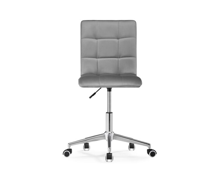 Купить Компьютерное кресло Квадро темно-серое / хром, Цвет: серый-1, фото 4