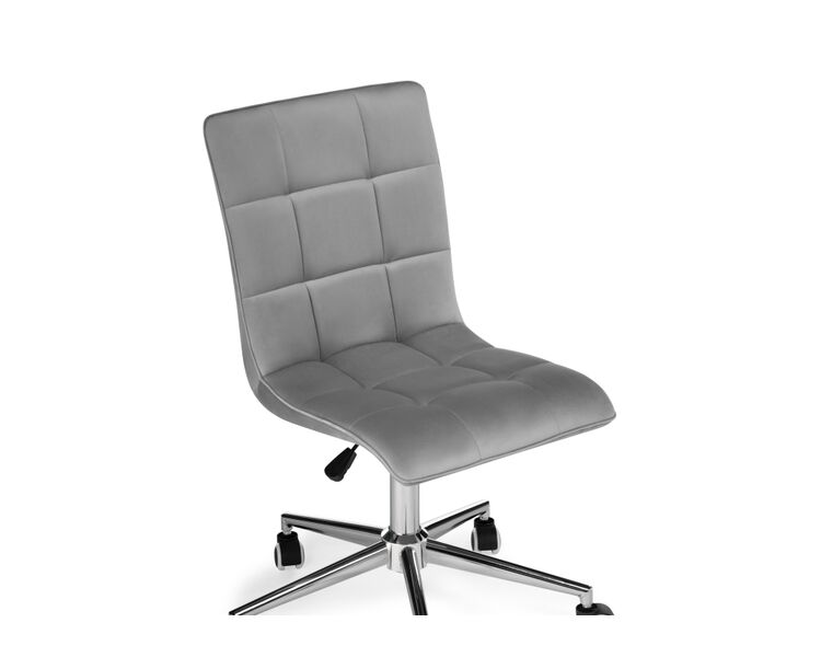 Купить Компьютерное кресло Квадро темно-серое / хром, Цвет: серый-1, фото 6