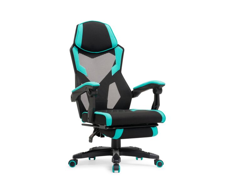 Купить Компьютерное кресло Brun tiffany / black, Цвет: голубой, фото 2