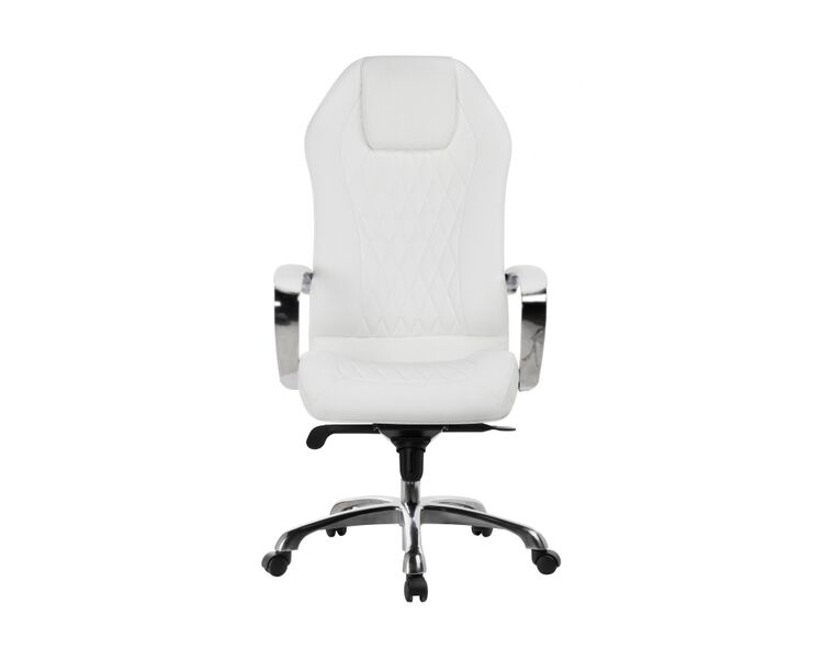 Купить Компьютерное кресло Damian white / satin chrome, Цвет: белый, фото 2