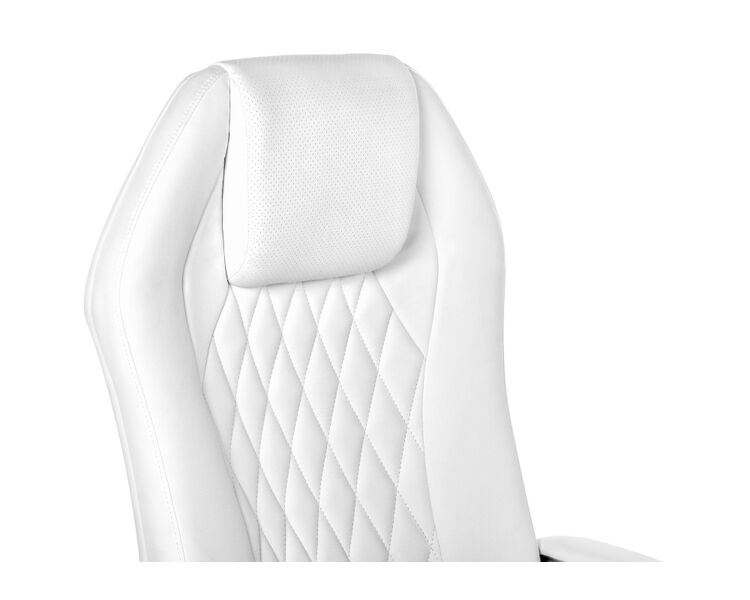 Купить Компьютерное кресло Damian white / satin chrome, Цвет: белый, фото 5
