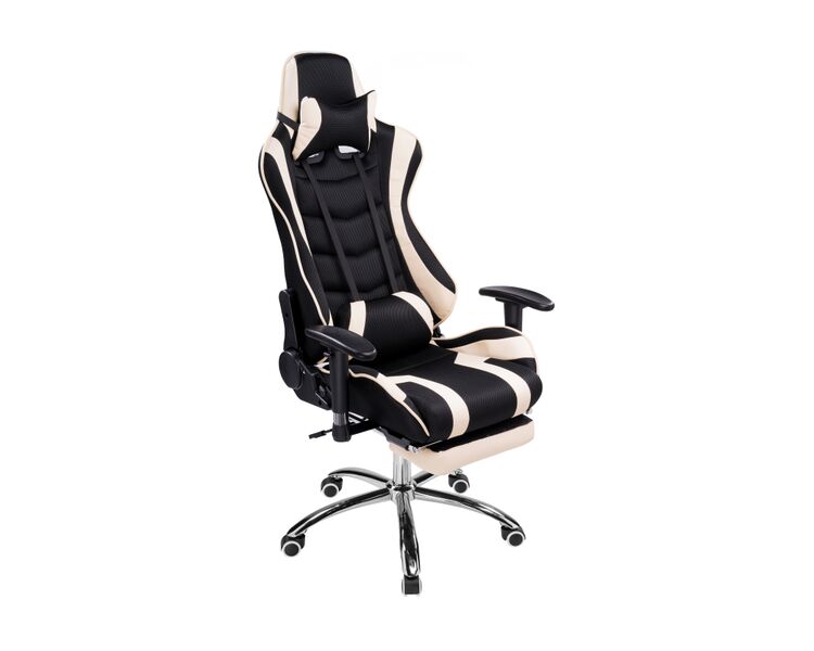Купить Компьютерное кресло Kano 1 cream / black, Цвет: белый, фото 2