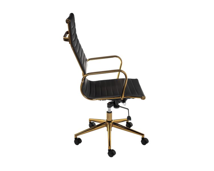 Купить Компьютерное кресло Reus золотой / черный, Цвет: черный, фото 3