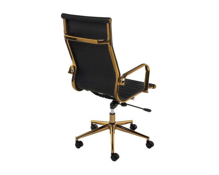 Купить Компьютерное кресло Reus золотой / черный, Цвет: черный, фото 4