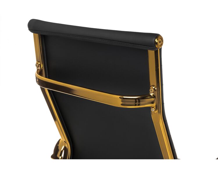 Купить Компьютерное кресло Reus золотой / черный, Цвет: черный, фото 7
