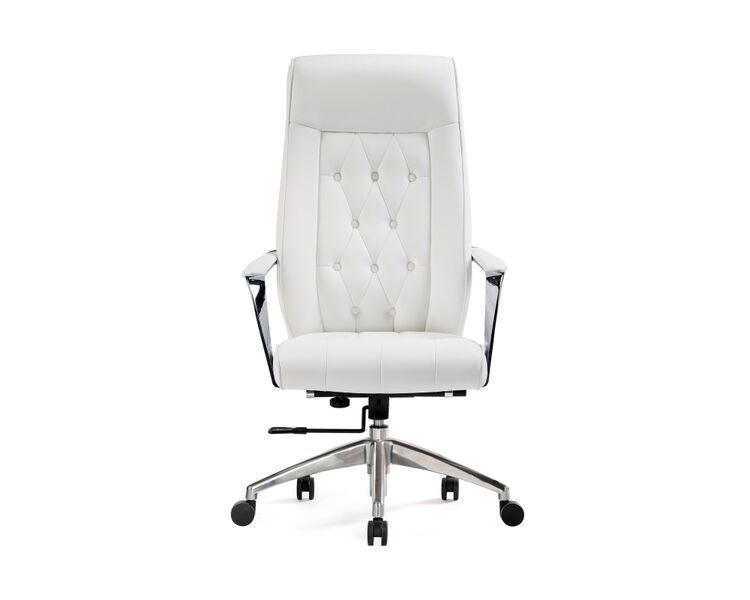Купить Компьютерное кресло Sarabi white / satin chrome, Цвет: белый, фото 2