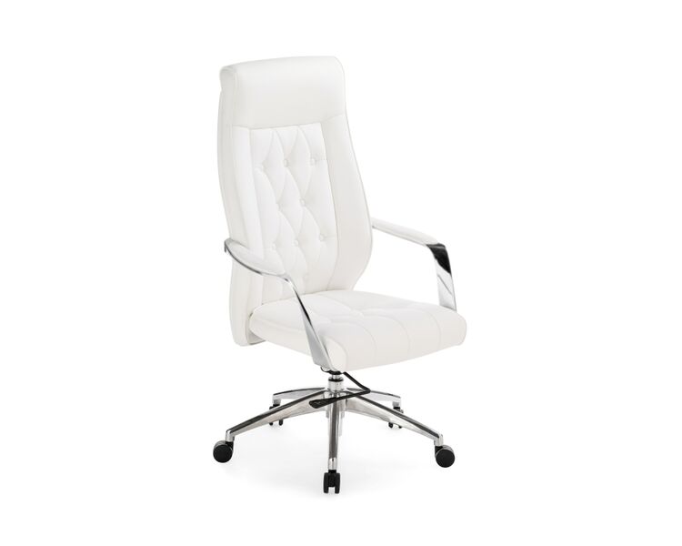 Купить Компьютерное кресло Sarabi white / satin chrome, Цвет: белый, фото 6