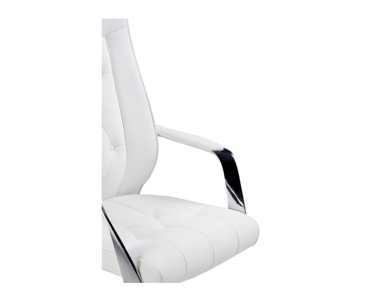 Купить Компьютерное кресло Sarabi white / satin chrome, Цвет: белый, фото 7