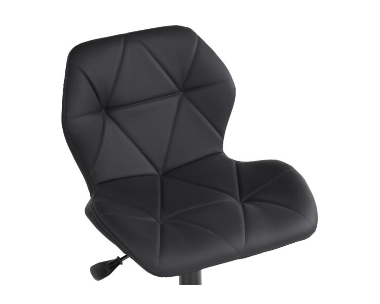 Купить Компьютерное кресло Вальд экокожа черное, Цвет: черный, фото 7