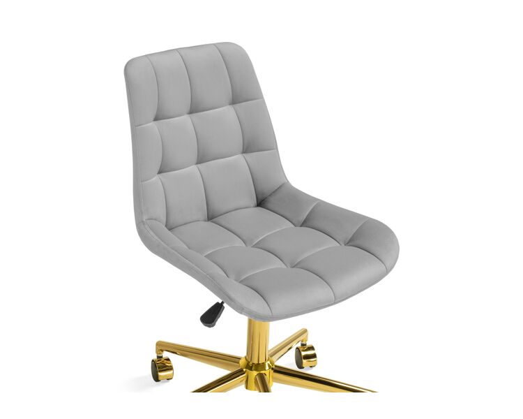 Купить Компьютерное кресло Честер светло-серый (california 900) золото, Цвет: серый-1, фото 6