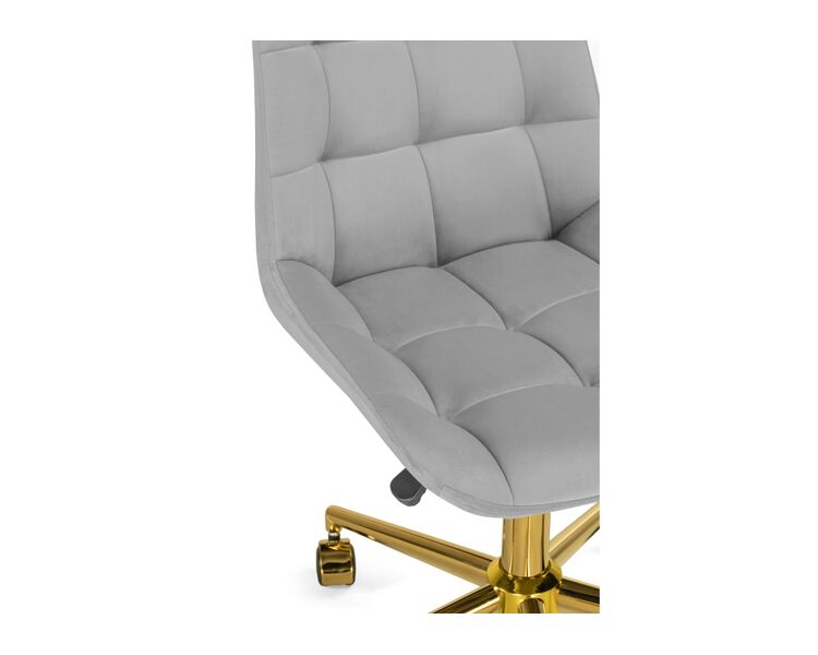 Купить Компьютерное кресло Честер светло-серый (california 900) золото, Цвет: серый-1, фото 7