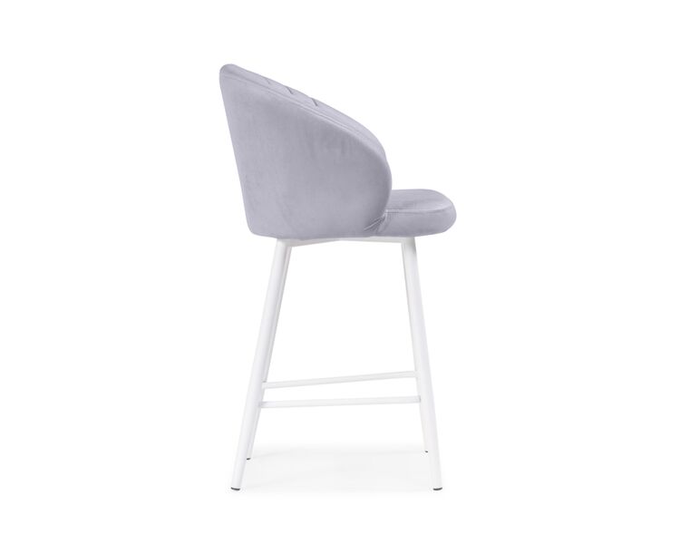 Купить Барный стул Полубарный стул Бэнбу velutto 49 / белый, Цвет: серый-1, фото 3