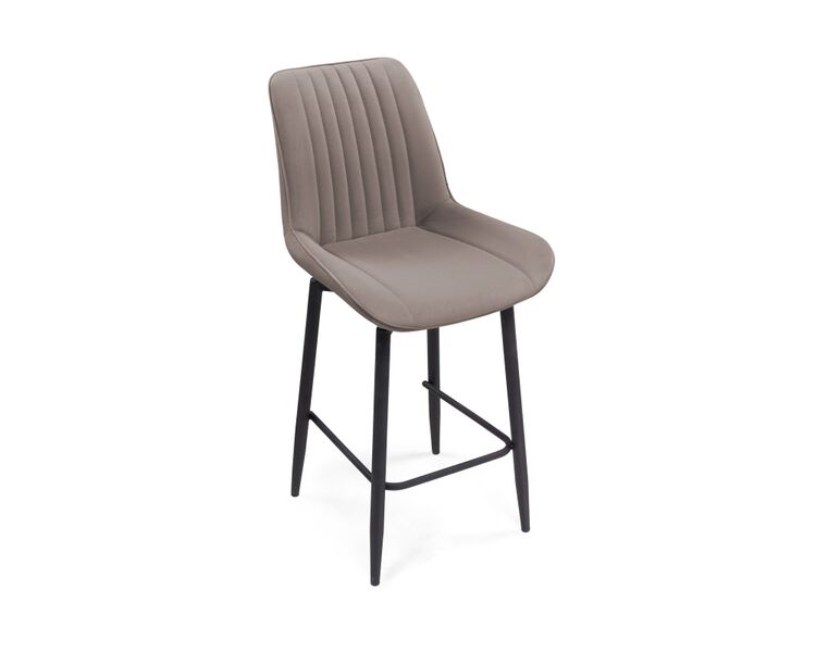 Купить Барный стул Седа К крутящийся латте / черный, Цвет: коричневый, фото 2