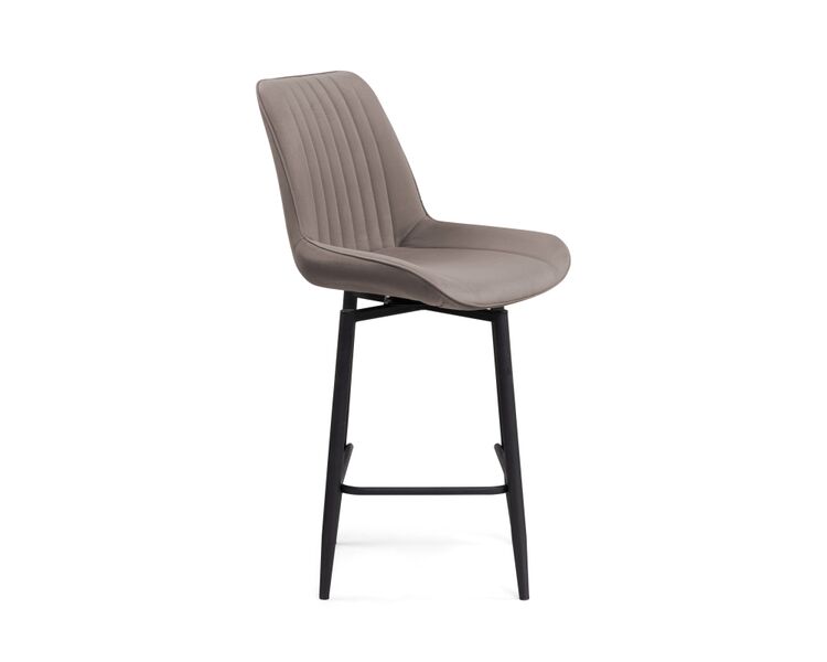 Купить Барный стул Седа К крутящийся латте / черный, Цвет: коричневый, фото 4