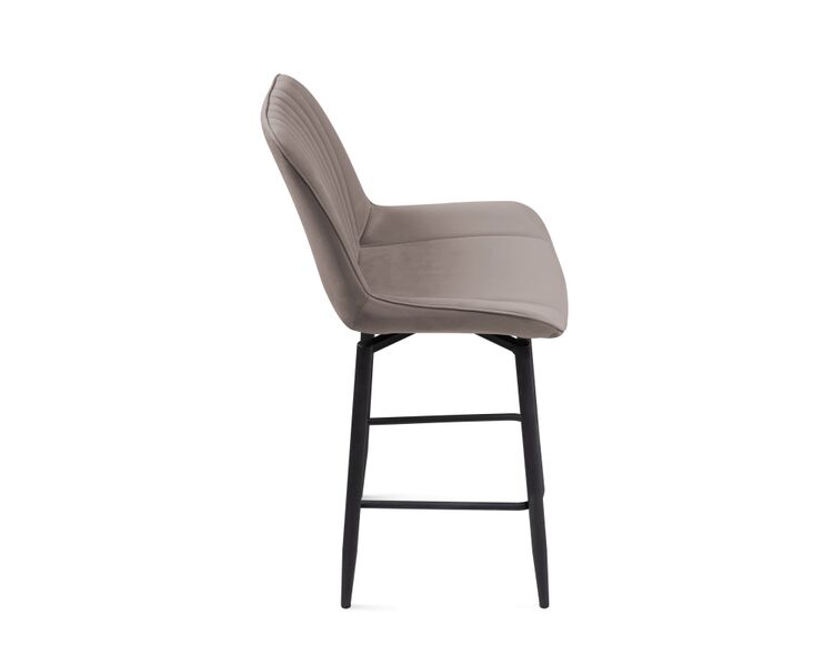 Купить Барный стул Седа К крутящийся латте / черный, Цвет: коричневый, фото 5