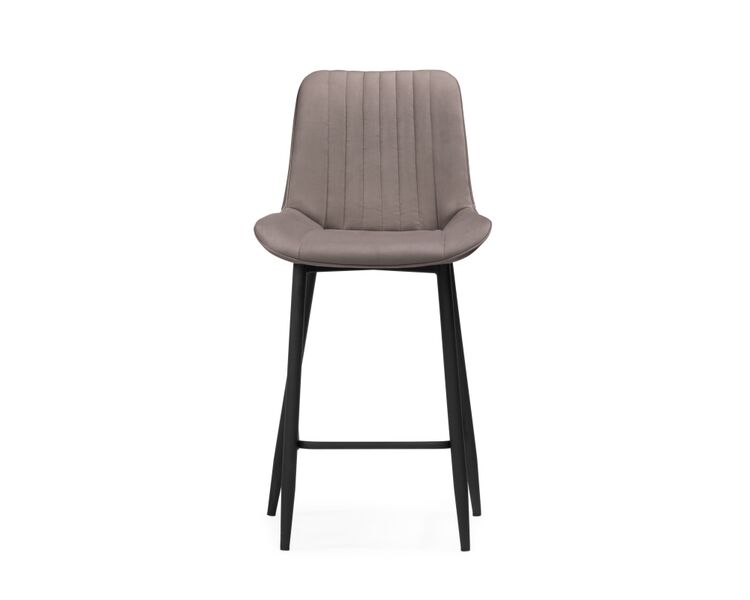 Купить Барный стул Седа велюр латте / черный, Цвет: коричневый, фото 2