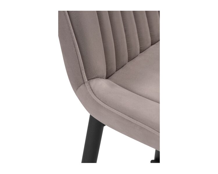 Купить Барный стул Седа велюр латте / черный, Цвет: коричневый, фото 6