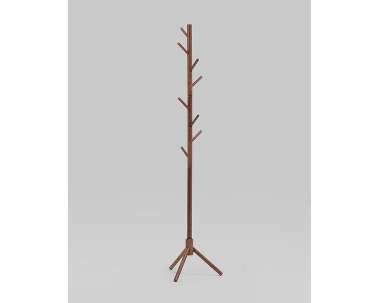 Купить Вешалка напольная Hook темное дерево, Цвет: темное дерево, фото 3