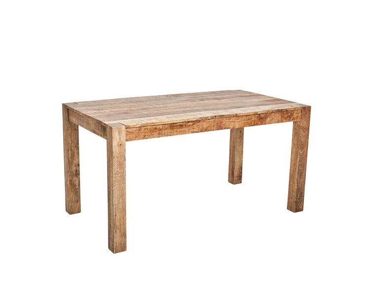 Купить Обеденный стол из массива, СУНДАР, 1,5 метра, Варианты цвета: натуральный-1, Варианты размера: 150х80х76