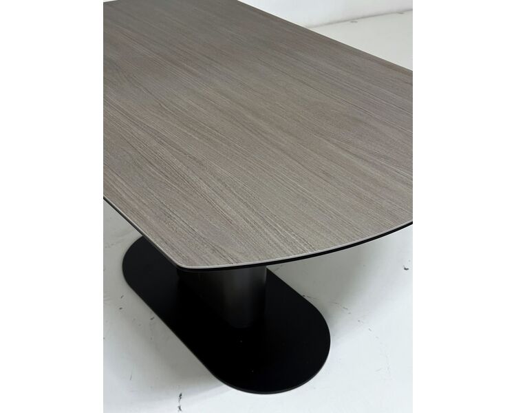 Купить Стол KAI 140 TL-110 поворотная система раскладки, испанская керамика / Темно-серый / Черный, Варианты цвета: серый под дерево, Варианты размера: , фото 5