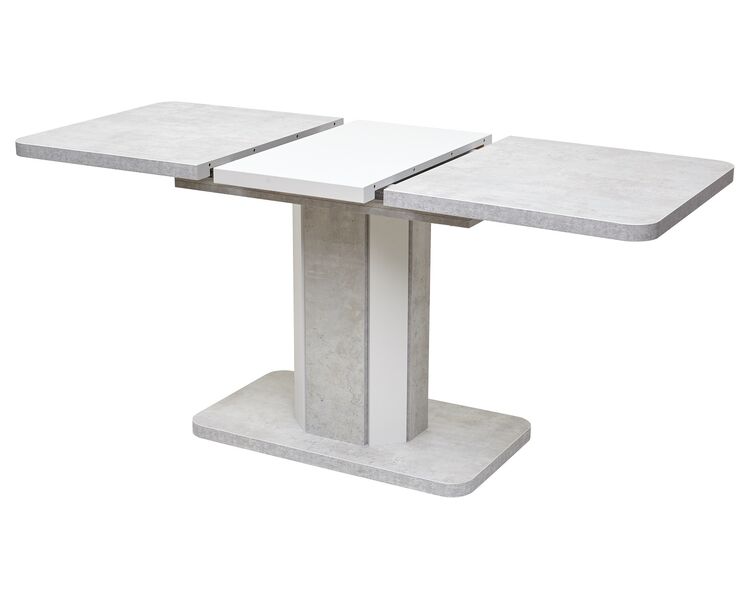 Купить Стол STORK 120 Белый бетон/ Белый, Варианты цвета: Белый бетон, Варианты размера: , фото 3