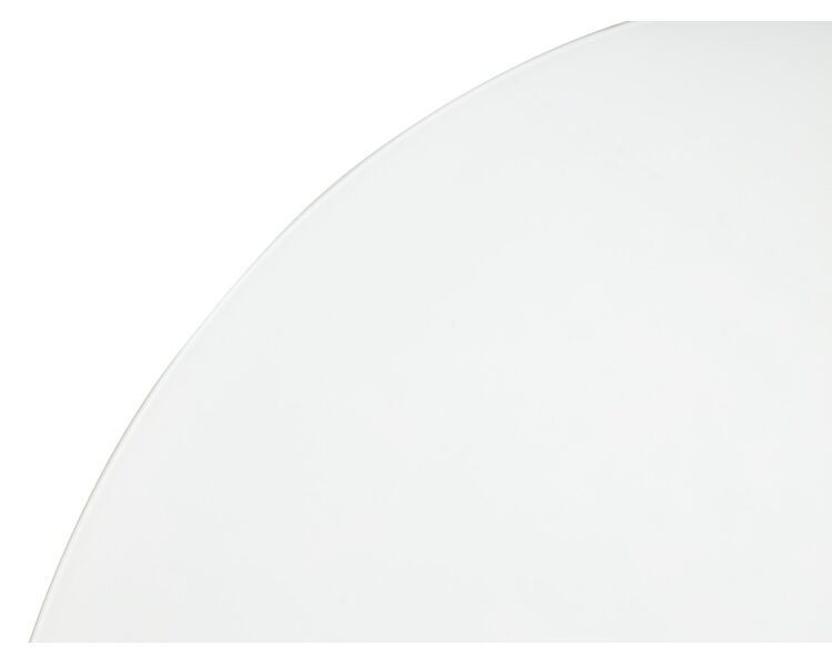 Купить Стол ВЕГА D110 раскладной Белый, стекло/ черный каркас, Варианты цвета: черно-белый раскладной, Варианты размера: 110 х 110, фото 6