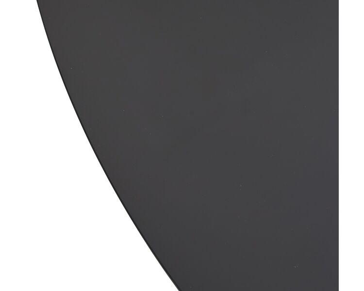 Купить Стол ВЕГА D110 раскладной Черный, стекло/ черный каркас, Варианты цвета: черный раскладной, Варианты размера: 110 х 110, фото 5