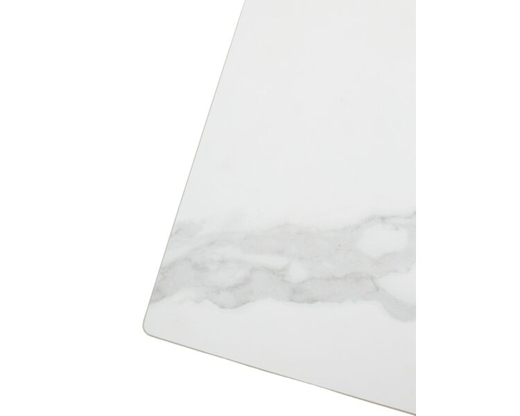 Купить Стол URBINO 180 MATTE STATUARIO Белый мрамор матовый, керамика/ черный каркас, Варианты цвета: белый мрамор, Варианты размера: , фото 10