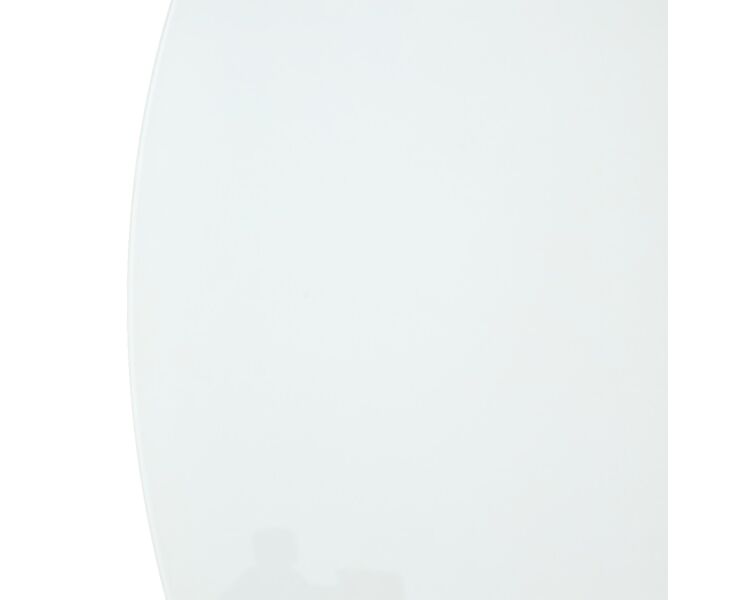 Купить Стол ВЕГА D100 Белый, стекло/ белый каркас, Варианты цвета: белый, Варианты размера: 100 х 100, фото 4