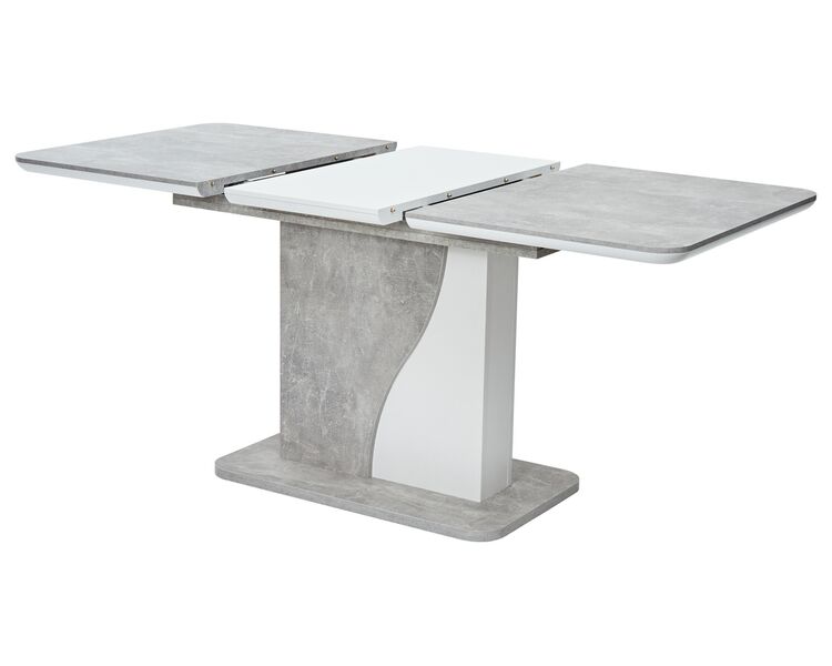 Купить Стол SIRIUS 120 Бетон/ Белый, Варианты цвета: бетон, Варианты размера: , фото 7